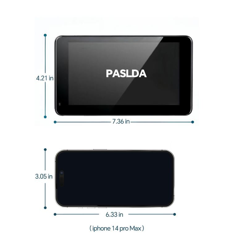 2025 Wireless CarPlay Screen – Portable Display for iPhone & Android